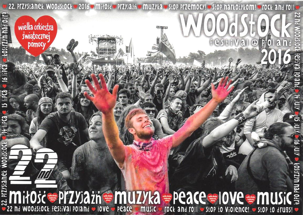 Pocztówka Woodstock 2016