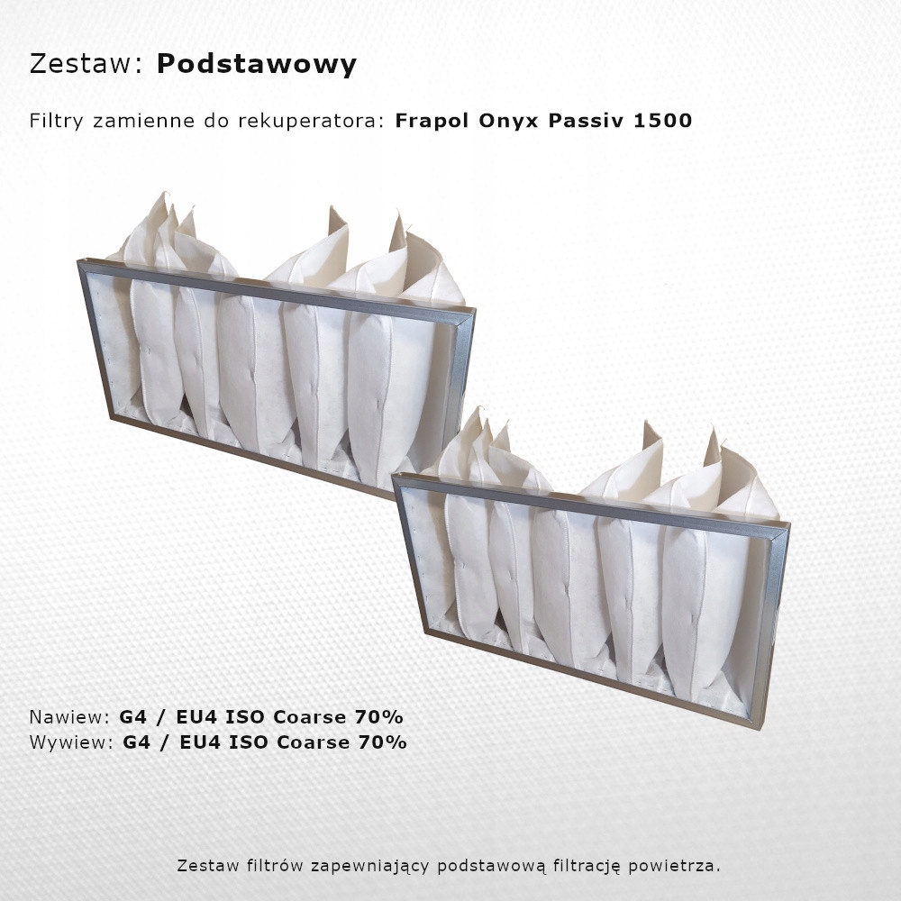 Frapol Onyx Passiv 1500 filtry zestaw podstawowy