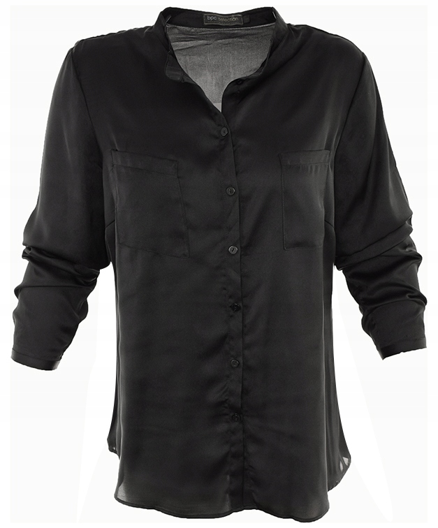 kBE0886 BPC czarna klasyczna koszula 46 s