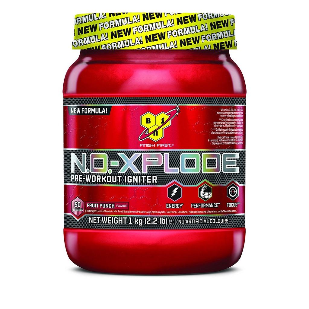 BSN NO XPLODE 3.0 1000g+200g PREWORKOUT MOC SIŁA