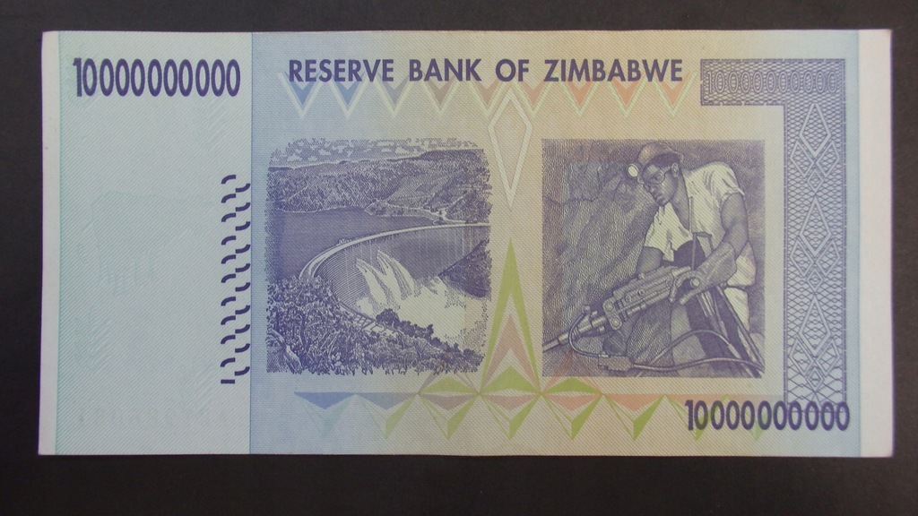 10 Billion Dollars Zimbabwe X9824