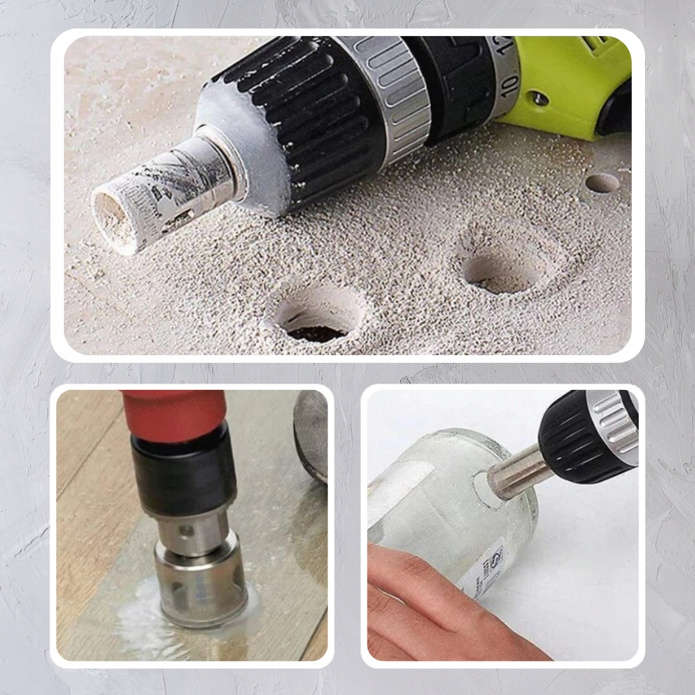 Купить АЛМАЗНЫЕ КОРОНКИ ДЛЯ СТЕКЛЯННОЙ ПЛИТКИ 5-70ММ: отзывы, фото и ...