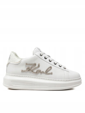 karl lagerfeld Sneakersy KL62510G Biały