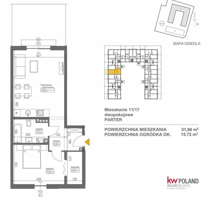 Mieszkanie, Luboń, Poznański (pow.), 52 m²