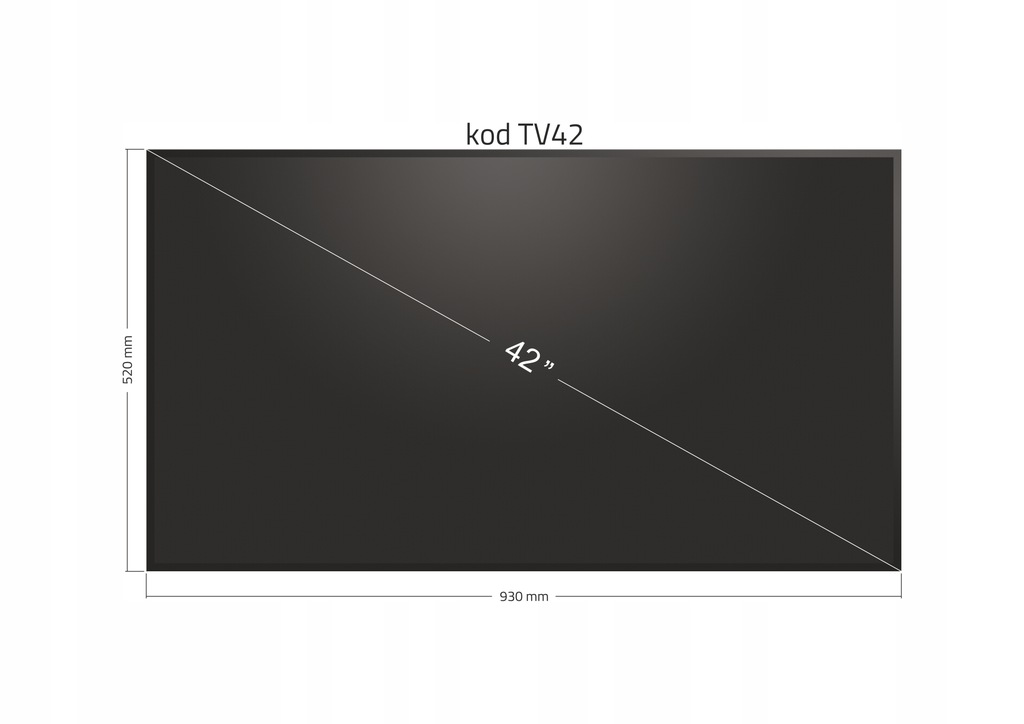 ATRAPA AGD SKLEP MEBLOWY TV 42 CALE