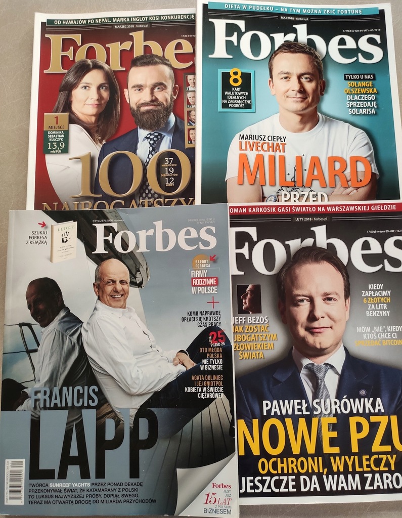 Magazyn Forbes - kilka numerów