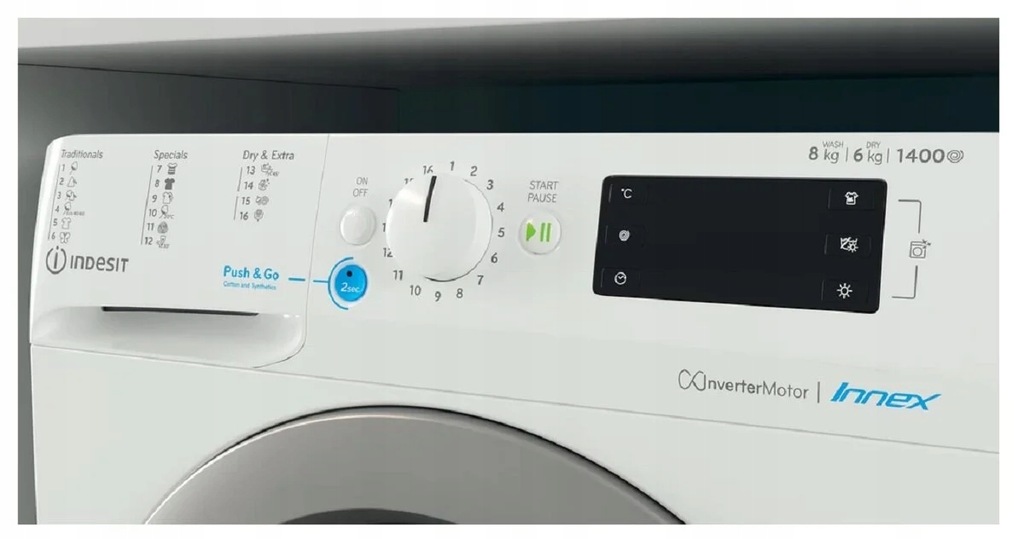 Купить INDESIT Стиральная машина с сушкой BDE 86435 9EWS: отзывы, фото ...