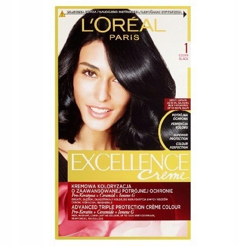 Loreal Excellence Creme Krem koloryzujący 1 Czerń