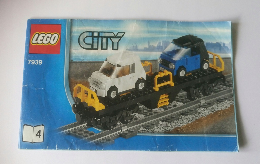 LEGO 7939 city Instrukcja wagon z samochodami Nr4