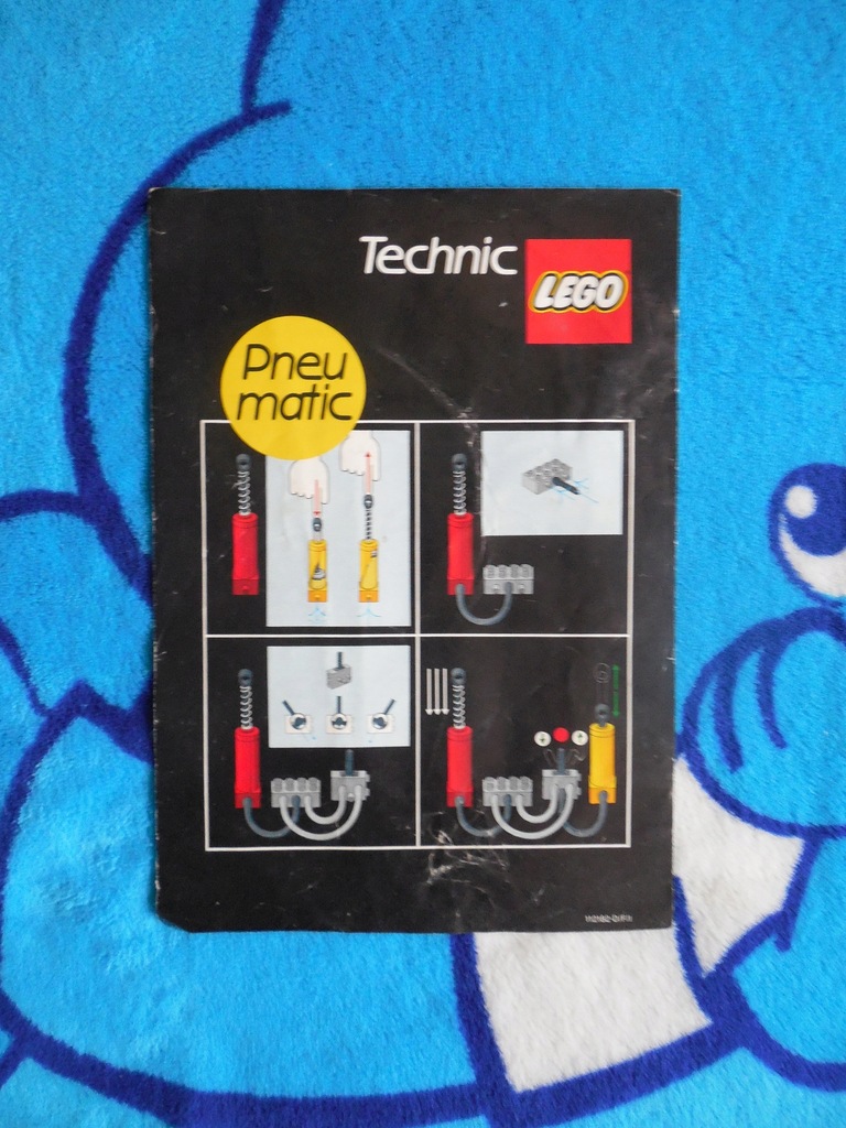 Lego Technic Pneumatic układ siłownik katalog 1985