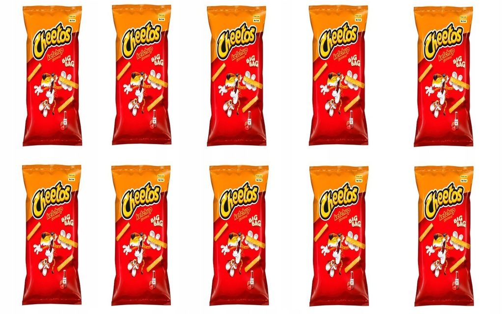 CHEETOS CHIPSY KETCHUPOWE CZIPSY PRZEKĄSKA 10x85g 10155388367