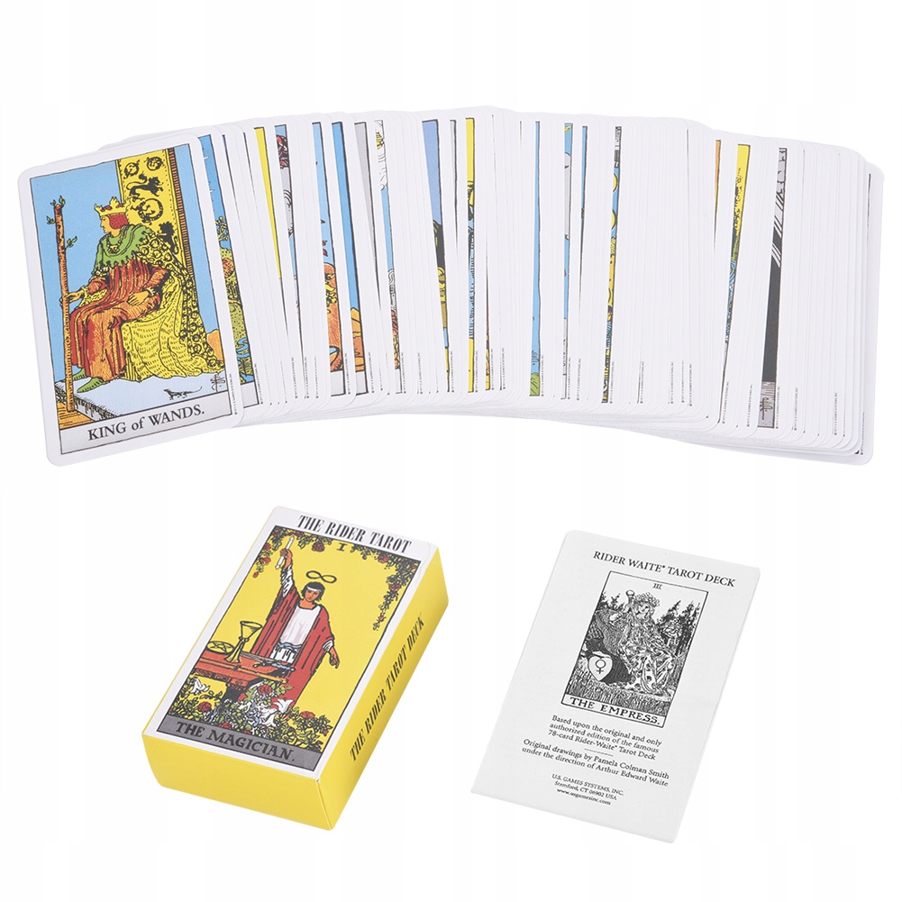 78 sztuk / zestaw Rider Waite Tarot Deck Vintage