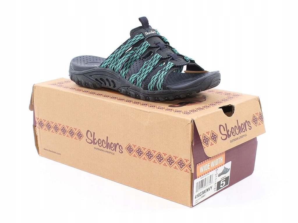 Klapki damskie Skechers Reggae Jabby 35