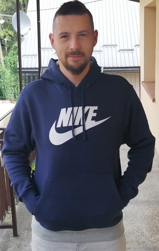 NIKE MĘSKA BLUZA BAWEŁNIANA SPORTSWEAR CLUB S HIT