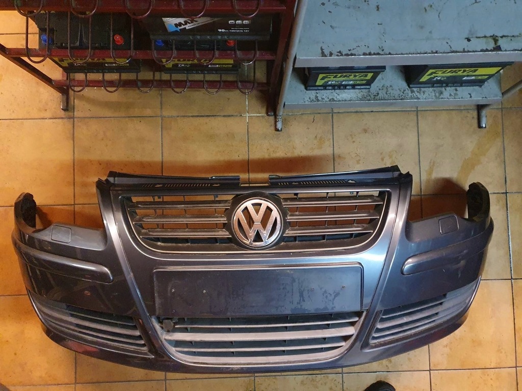 ZDERZAK PRZÓD VW POLO 9N LIFT KOD LAKIERU LC7V 14871839989