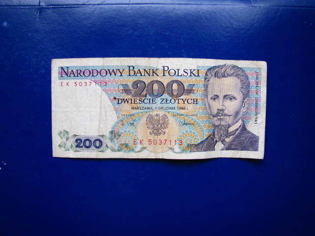 200 zł 1988 r. Jarosław Dąbrowski seria EK - bcm