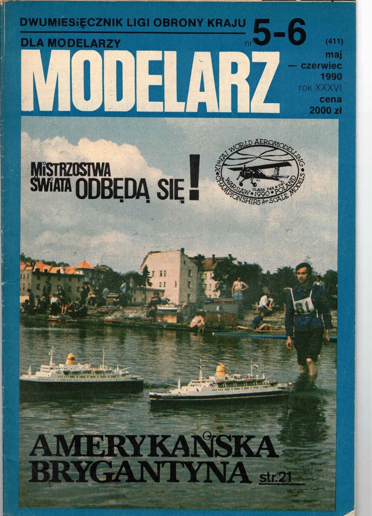 Modelarz 5-6/1990 holownik parowy PERKUN