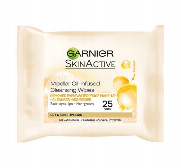 Garnier Skin Naturals chusteczki micelarne do dema