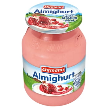 Jogurt Ehrmann Almighurt żurawina-granat/owoce cytrusowe- chia mix 500g