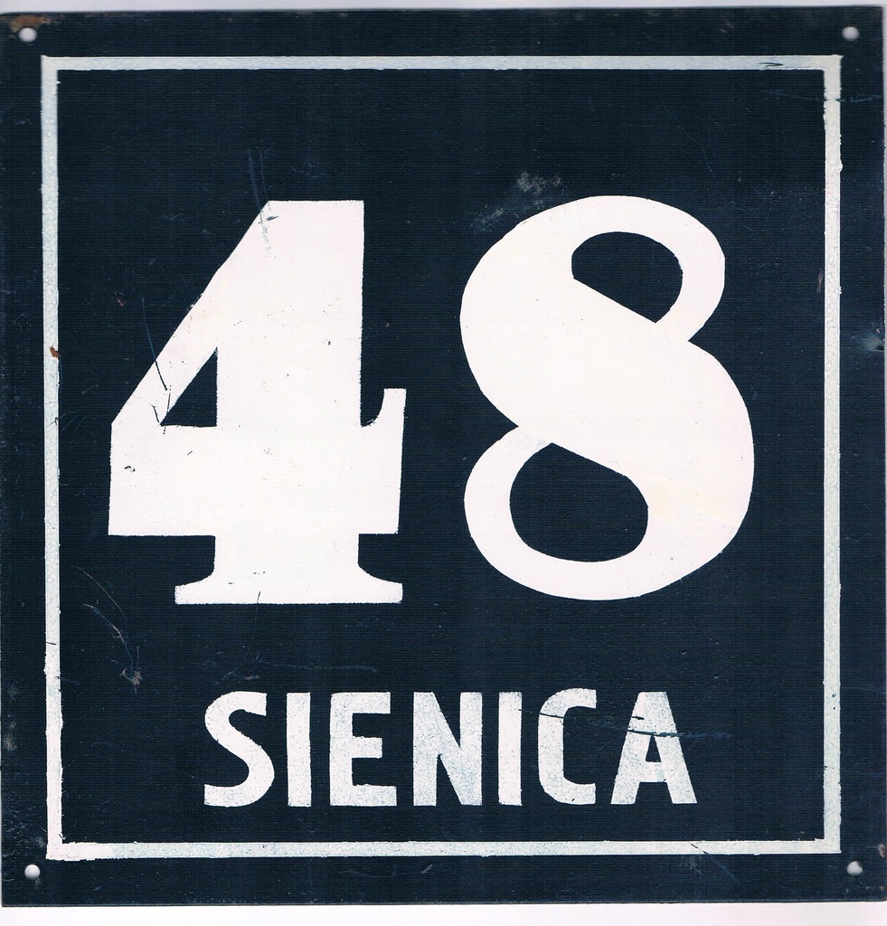 =48 SIENICA = stalowa blacha emaliowana