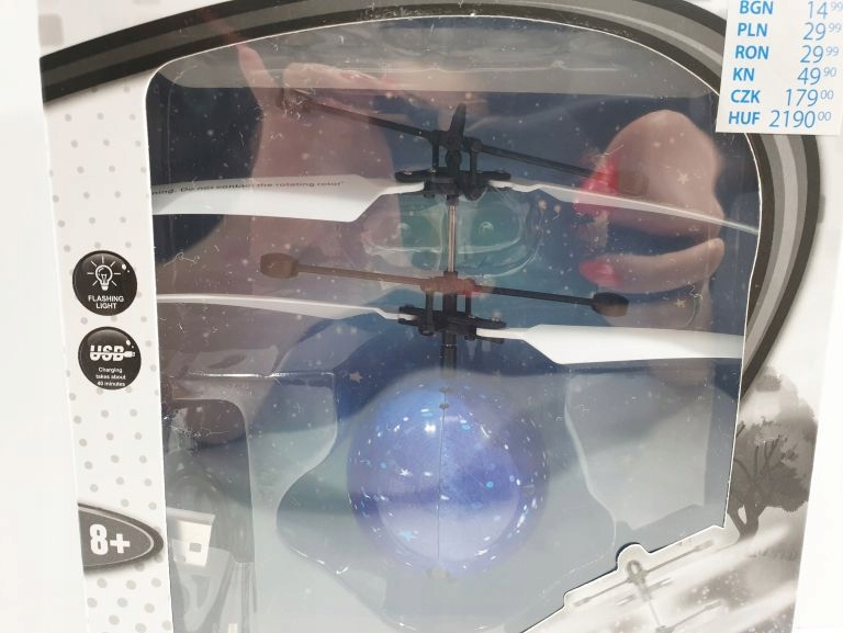 turbo max flashing light flying ball