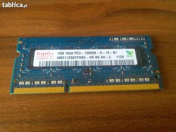 Pamięć do laptopa Hynix 1GB 1Rx8 PC3 DDR3