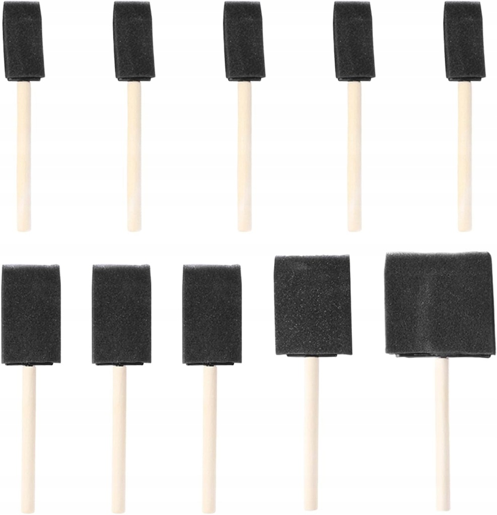 10 sztuk pędzli gąbkowych, pędzelków do malowania, gąbka do malowania,