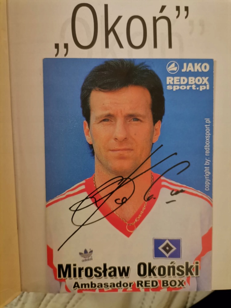 Mirosław Okoński - książka z autografem