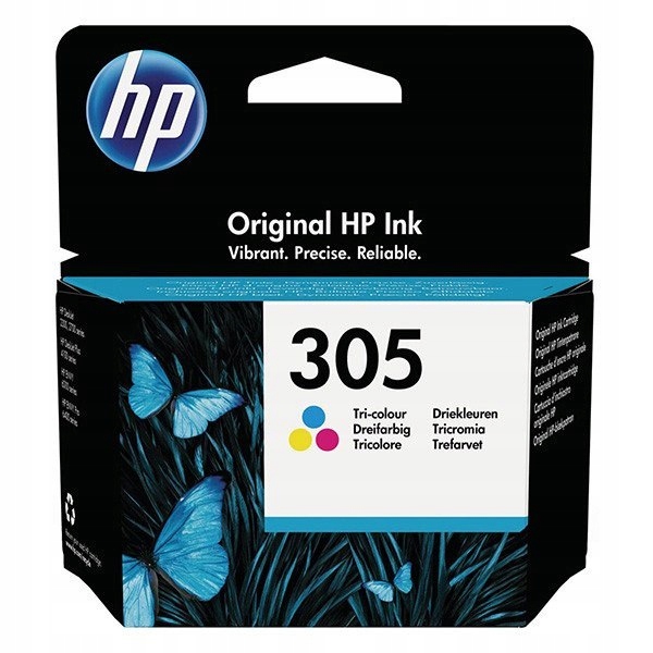 HP oryginalny ink / tusz 3YM60AE, Tri-colour, 100s, HP 305, HP DeskJet 2300