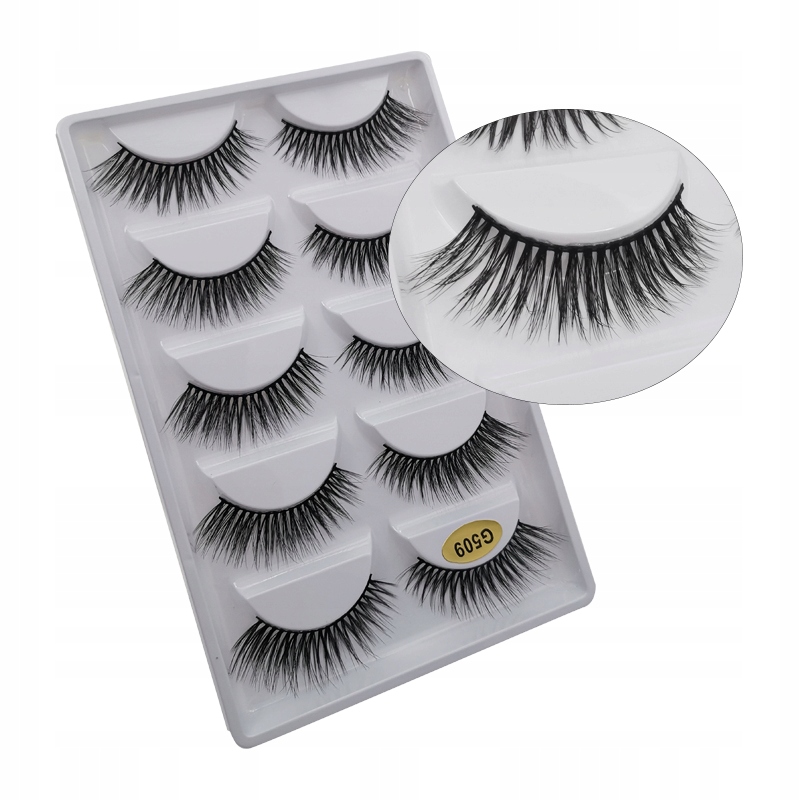 33 Style 2/10/50 Boxes 5 Pairs Natural 3D Mink