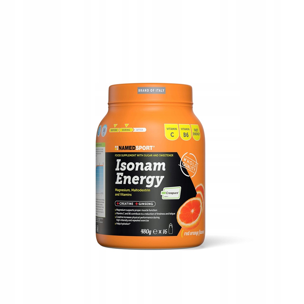 Suplement NAMEDSPORT Isonam Energy 480 g