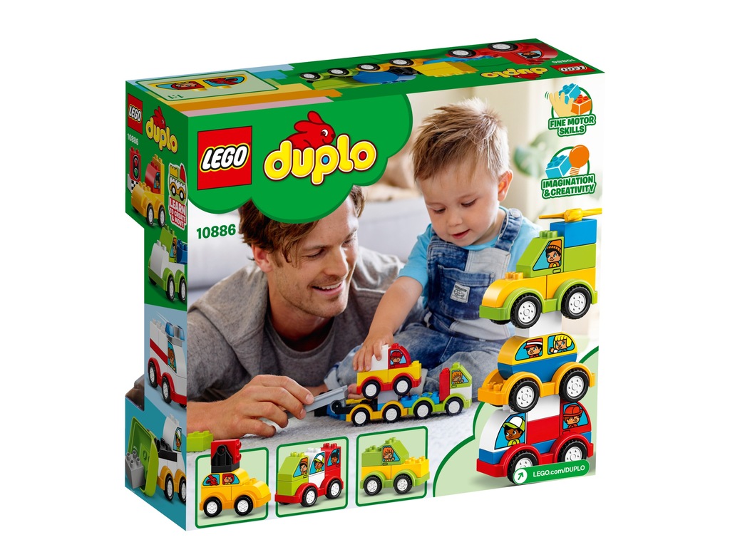 Klocki LEGO DUPLO Moje pierwsze samochodziki 10886 - 7766943147