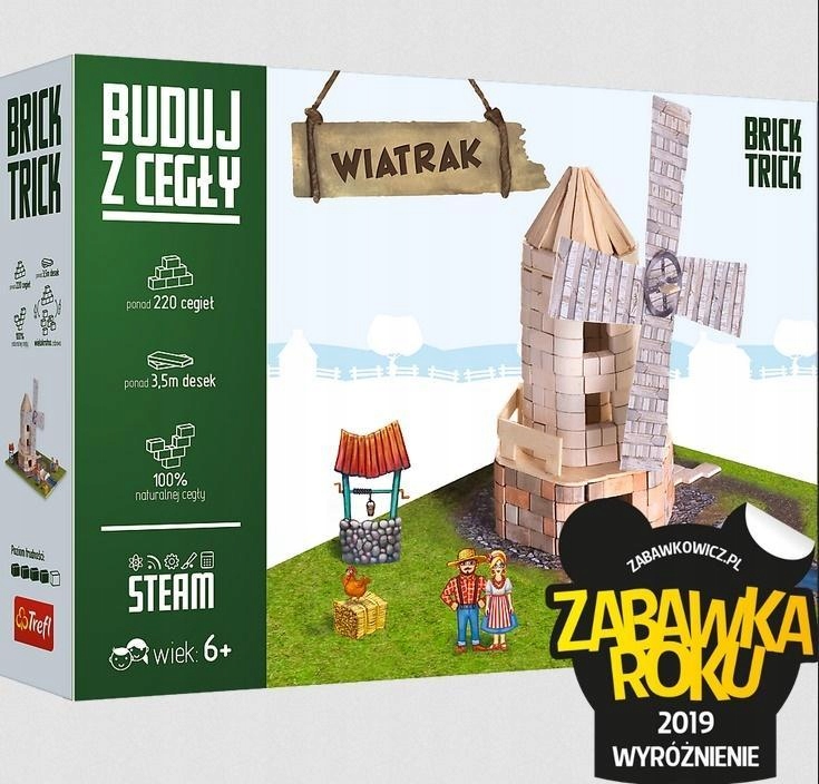 BRICK TRICK - BUDUJ Z CEGŁY WIATRAKTREFL, TREFL