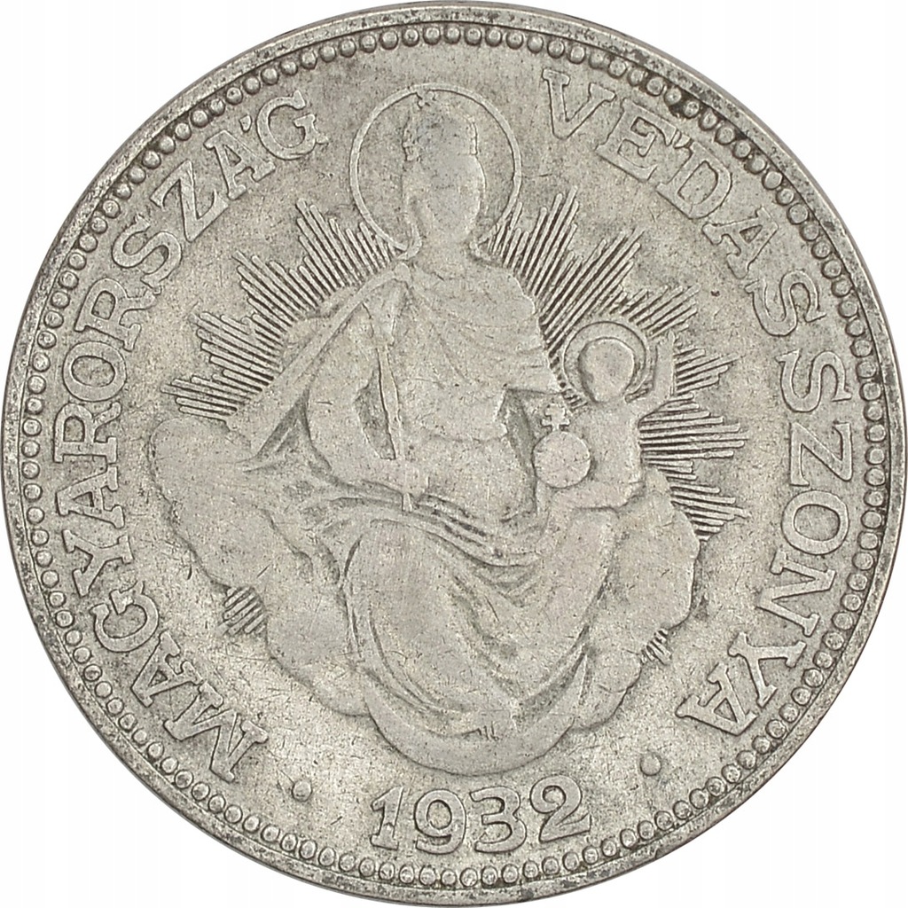 19.WĘGRY, 2 PENGO 1932