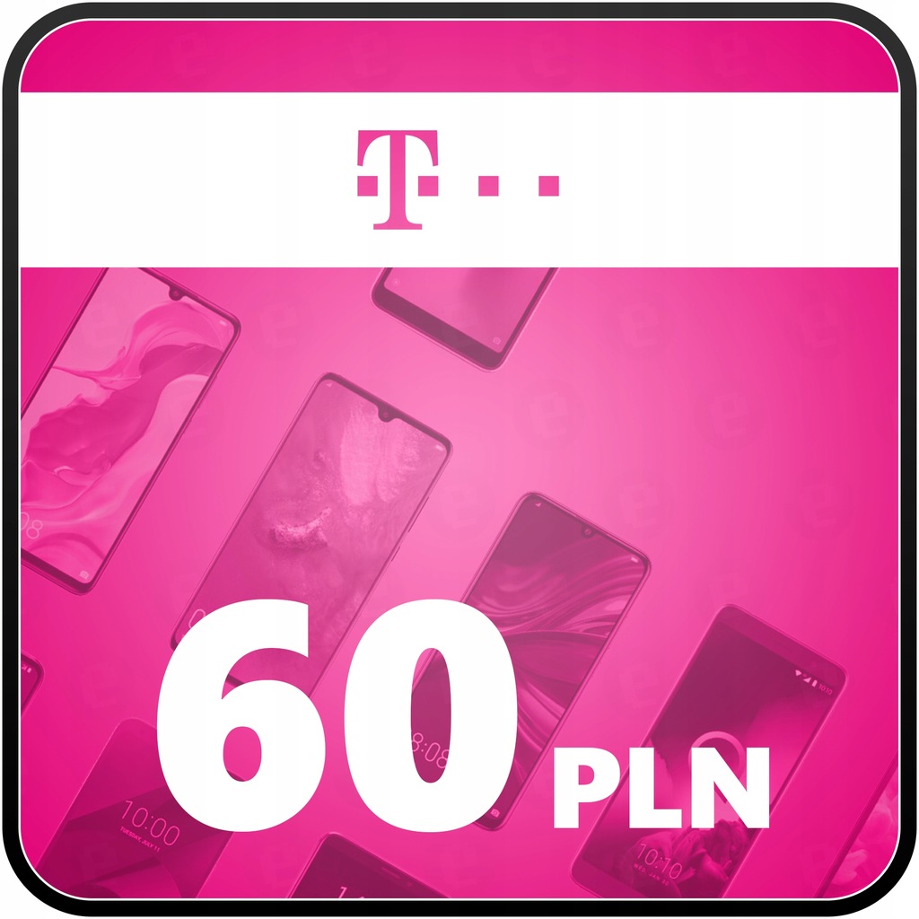 T-Mobile 60 zł - Doładowanie - KOD