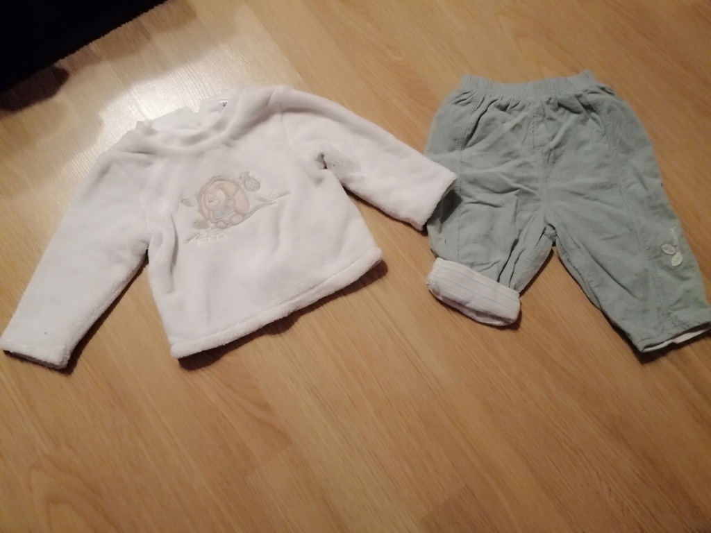 BABY CLUB C&A bluza+spodnie 68 6M.komplet