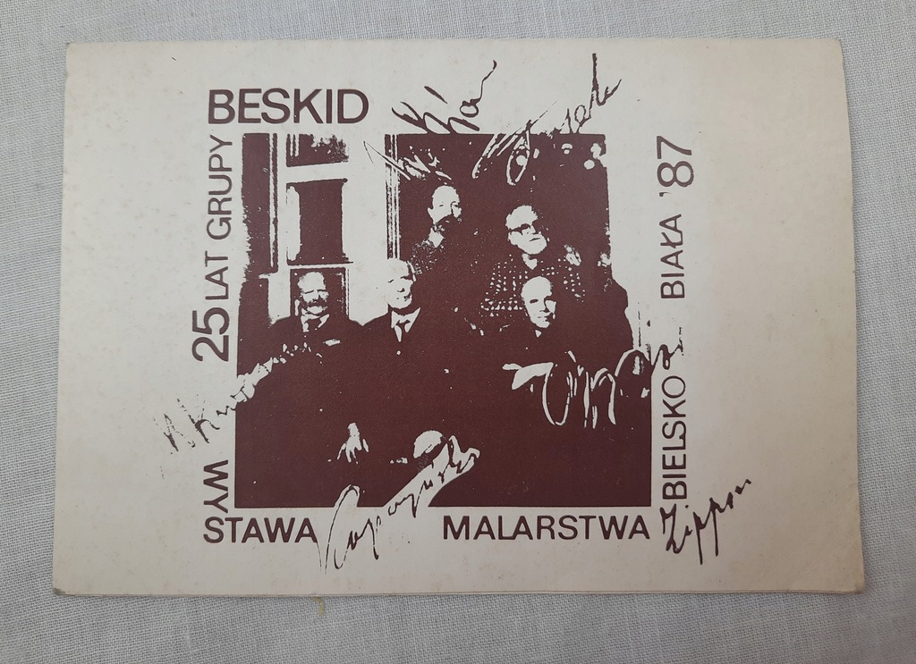 Grupa Beskid wystawa malarstwa Bielsko Biała 1987
