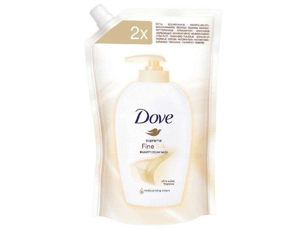 Dove Silk Orchid Napełnienie Mydło w płynie 500 ml