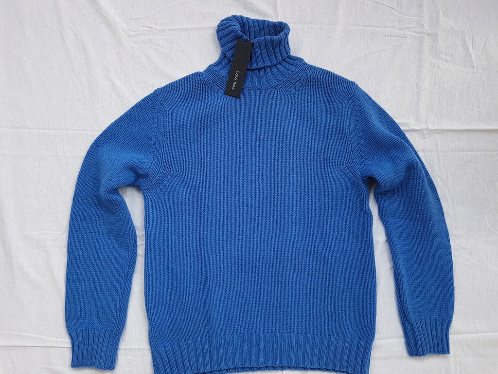 Ciepły sweter golf Calvin Klein Collection rozm. L