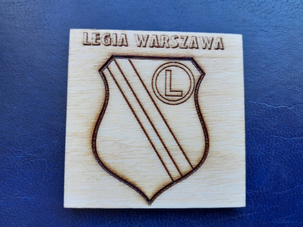 Logo klubu. Magnes 7 cm. Legia Warszawa