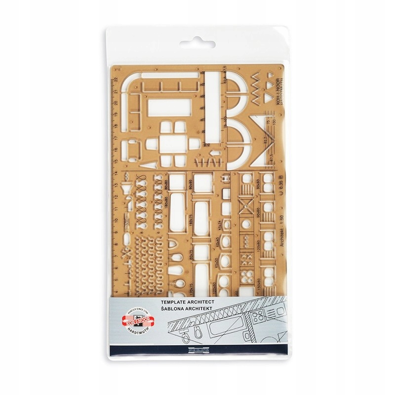 KL749210 SZABLON DLA ARCHITEKTÓW 1:50 KOH-I-NOOR