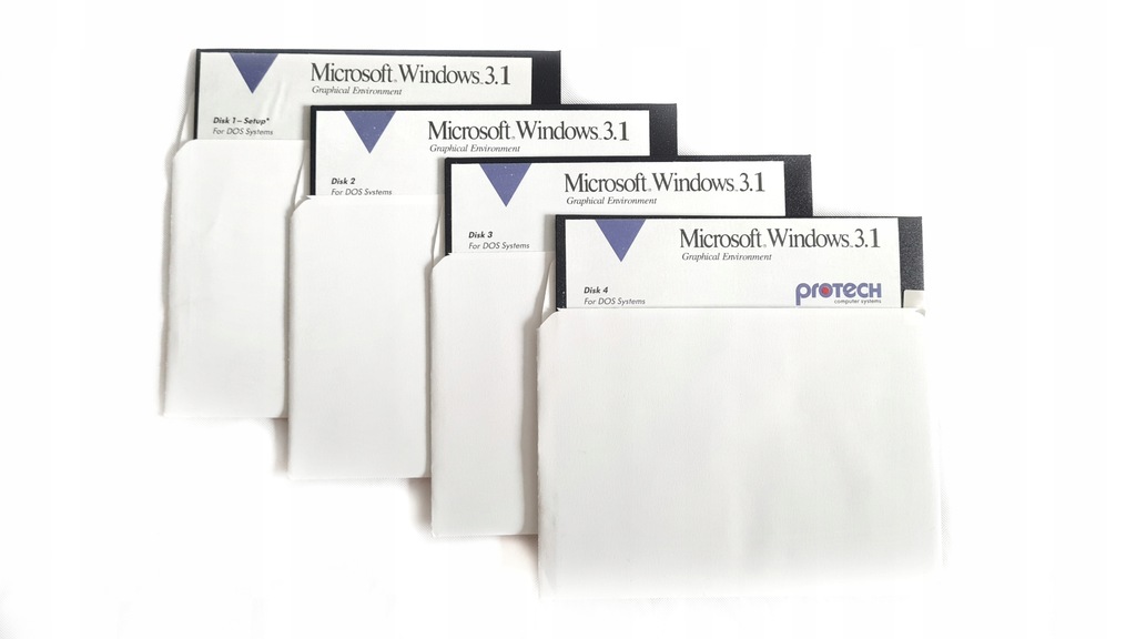 SYSTEM OPERACYJNY MICROSOFT WINDOWS 3.1 5,25"