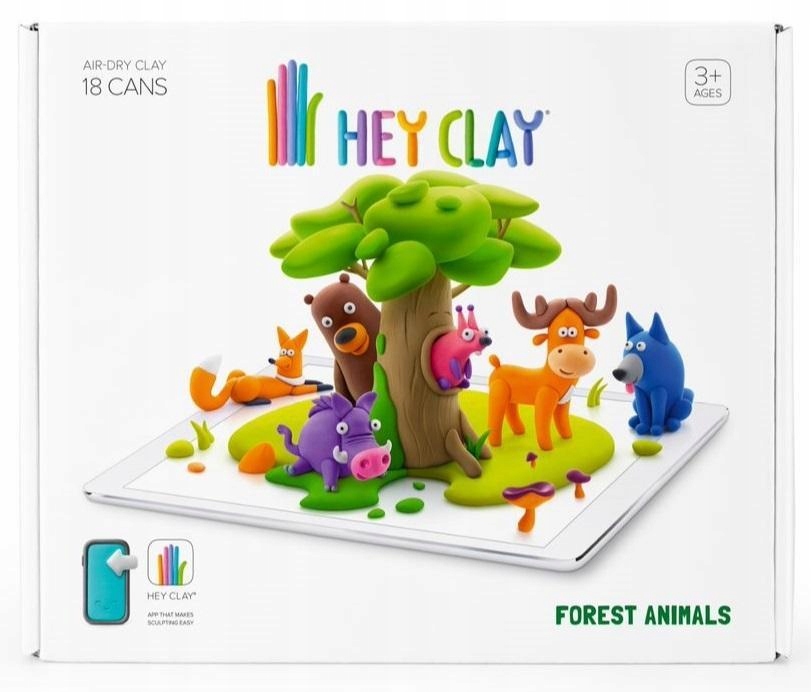 HEY CLAY - ZWIERZĘTA LEŚNE, TM TOYS