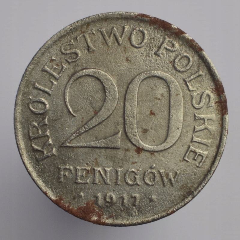1917 Królestwo Polskie - 20 fenigów