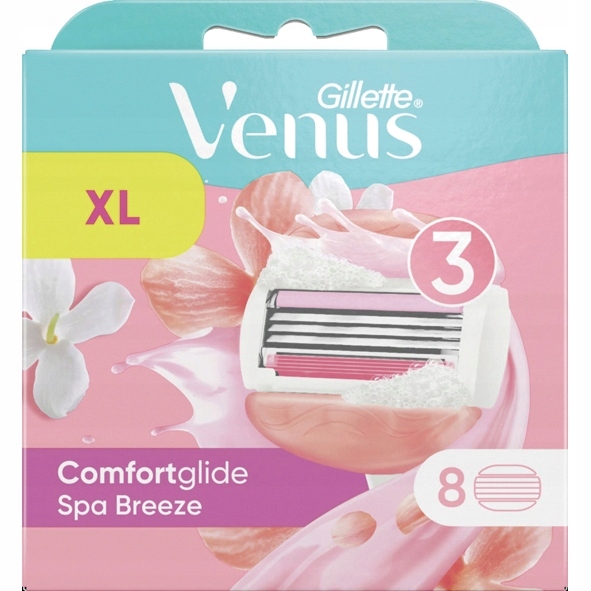 8x WKŁADY GILLETTE VENUS BREEZE COMFOTGLIDE ORYG