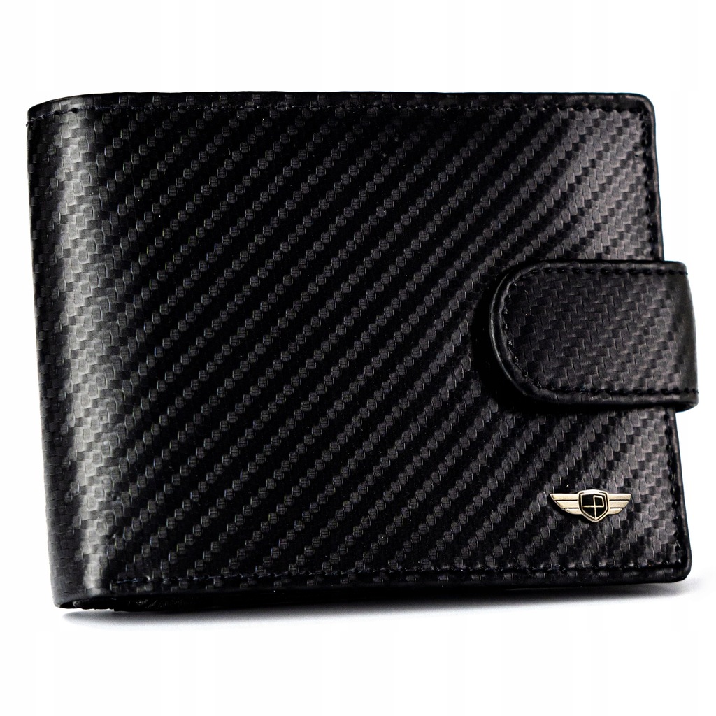 PETERSON PORTFEL MĘSKI SKÓRZANY CARBON STOP RFID