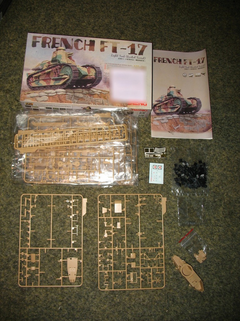 Meng Model TS011 TS-011 French FT-17 Light Tank - 12650473496 ...
