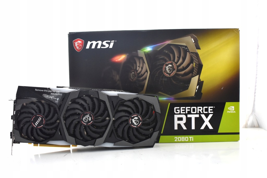 MSI RTX 2080 Ti GAMING X TRIO 11 GB BOX Entuzjasta-PC