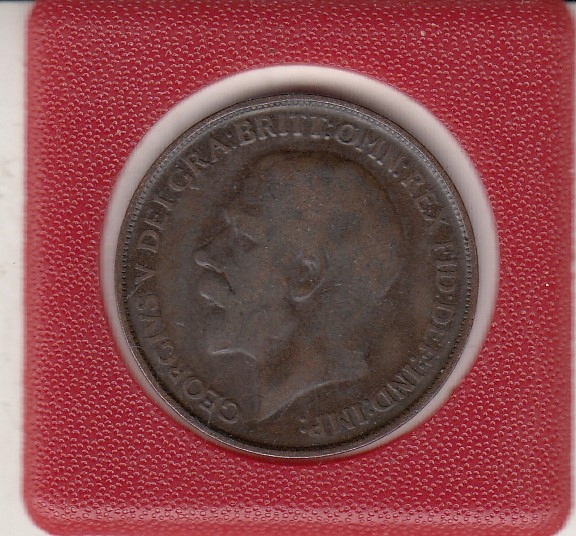 Anglia 1 penny 1912 ladny stan