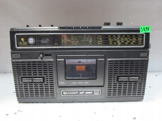 RADIOMAGNETOFON SHARP GF-8181 - NR S491 - 12862516414 - oficjalne